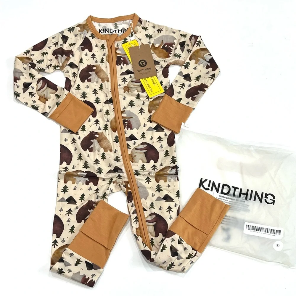 Kindthing modal bear zippy 3T NEW - Picture 1 of 4